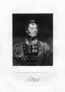 Sir Charles William Doyle, British general, 1829. Artist: Henri Meyer