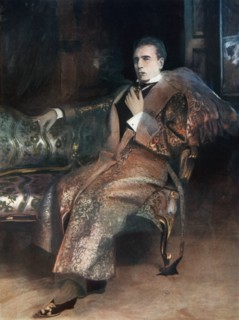 William Gillette in Sherlock Holmes, c1902. Artist: Unknown
