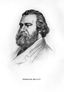 Jean-Francois Millet, French painter, (1912). Artist: Unknown