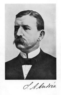 Salomon August Andree, Swedish engineer and aeronaut, (1931). Artist: Unknown