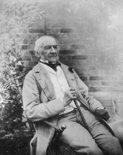 William Ewart Gladstone, British Prime Minister, late 19th century.Artist: Byrne