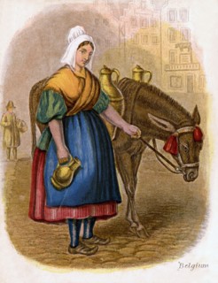 'Belgian Milk-Woman', 1809.Artist: W Dickes