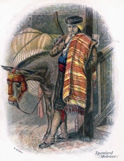 'Spanish Muleteer', 1809.Artist: W Dickes