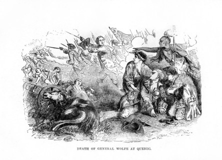 The Death of General Wolfe at Quebec, 1759, (1872). Artist: Unknown