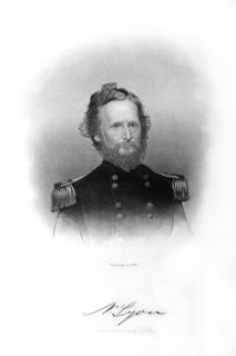 Nathaniel Lyon, American soldier, (1872).Artist: John A O'Neill