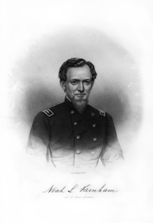 Colonel Noah Lane Farnham, American soldier, (1872).Artist: John A O'Neill