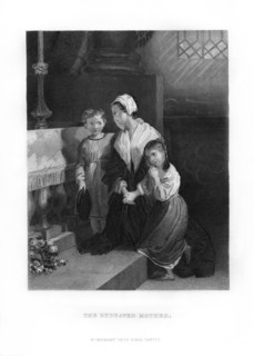 'The Bereaved Mother', 1872. Artist: Unknown