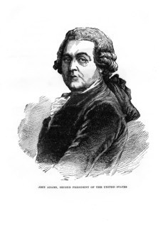 John Adams, the second President of the United States, 1872. Artist: Unknown