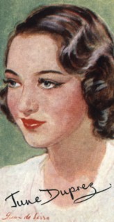June Duprez, (1918-1984), British film actress, 20th century. Artist: Unknown
