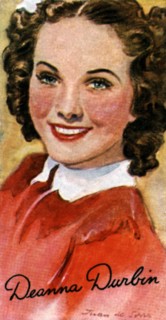 Deanna Durbin, (1921-1999), singer and actress in Hollywood films of the 1930s and 1940s, 20th centu Artist: Unknown