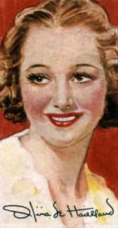 Olivia de Havilland, (1916-), Japanese born American film actress, 20th century. Artist: Unknown