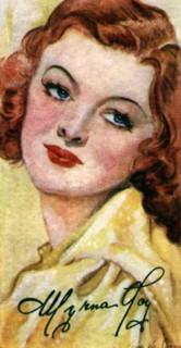 Myrna Loy, (1905-1993), American motion picture actress, 20th century. Artist: Unknown