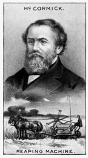 Cyrus Hall McCormick, Irish American farmer, inventor, businessman, and marketer, (c1924). Artist: Unknown