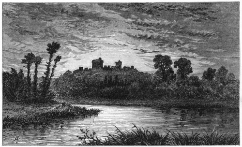 'Windsor, from the East Approach', 1880.Artist: Robert Taylor Pritchett
