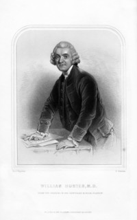Dr William Hunter, Scottish anatomist and obstetrician, (1870). Artist: S Freeman
