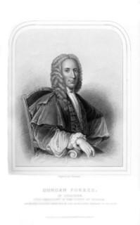 Duncan Forbes, Scottish politician and judge, (1870).Artist: S Freeman
