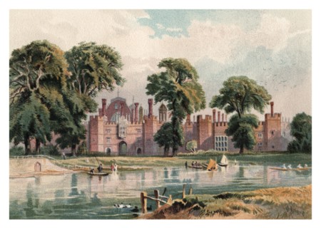 'Hampton Court Palace', 1880. Artist: Unknown