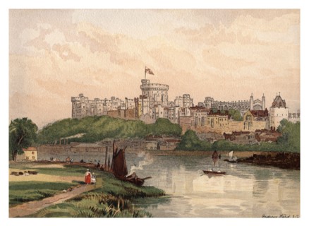 'Windsor Castle', 1880. Artist: Unknown