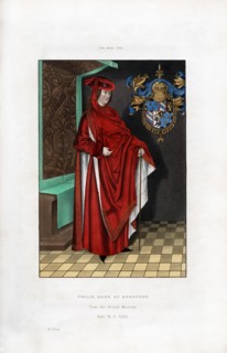 Philip, Duke of Burgundy, c1460, (1843).Artist: Henry Shaw