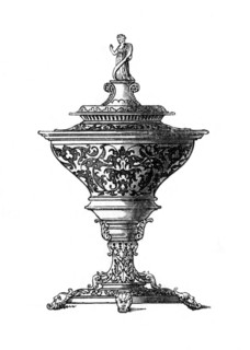 Design for a saltcellar, 1645, (1843).Artist: Henry Shaw