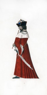 Male dress, c1480, (1843).Artist: Henry Shaw