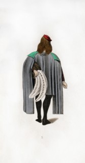 Male dress, c1480, (1843).Artist: Henry Shaw