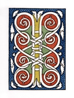 Initial letter 'I', 1476, (1843). Artist: Henry Shaw