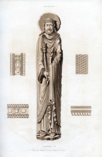 King Clovis I, c1100, (1843).Artist: Henry Shaw