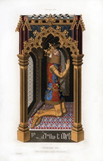 Edward III, c1355, (1843).Artist: Henry Shaw