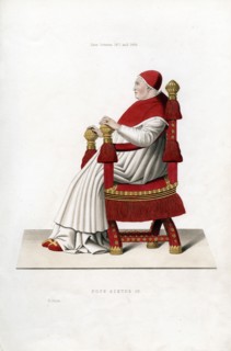Pope Sixtus IV, 1471-1484, (1843).Artist: Henry Shaw