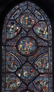 Charlemagne Window, Cathedral of Chartres, France, c1225. Artist: Unknown