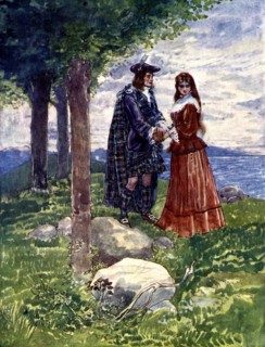 'They took a sad farewell of each other', 1746, (1905).Artist: A S Forrest