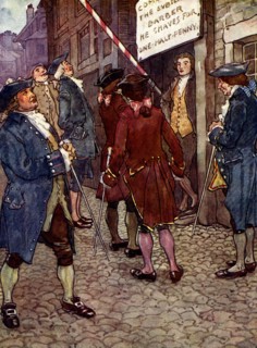 'Richard's shop soon became the fashion', 1750s, (1905). Artist: A S Forrest