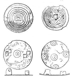 Saxon fibulae, (1910). Artist: Unknown