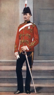 Lieutenant Frederick Hugh Sherston Roberts, British soldier, 1902.Artist: Lafayette