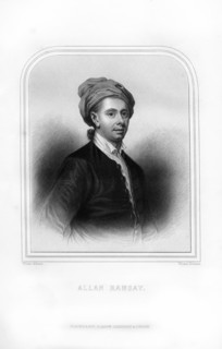 Allan Ramsay, Scottish poet, (1870).Artist: William Howson