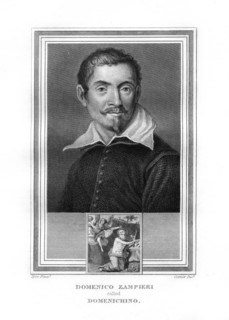 Domenichino, Italian Baroque era painter, (1825).Artist: John Corner