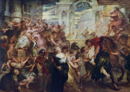 'The Rape of the Sabine Women', c1635-1640, (1912).Artist: Peter Paul Rubens