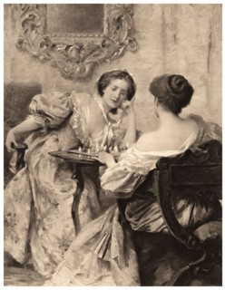 'The Chess Players', 1903. Artist: Samuel Melton Fisher