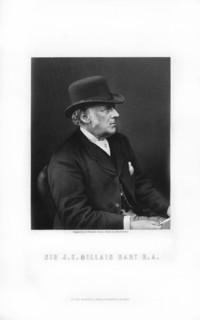 Sir John Everett Millais, Pre-Raphaelite painter, (1899).Artist: E Stodart