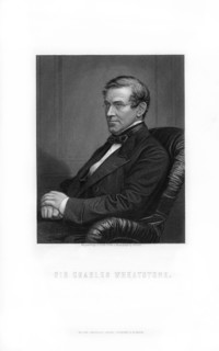 Sir Charles Wheatstone, British inventor, (1899).Artist: C Cook