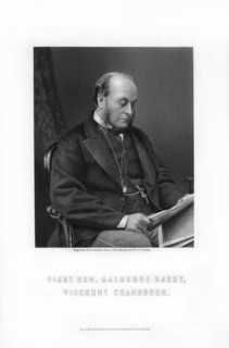 Gathorne Gathorne-Hardy, 1st Earl of Cranbrook, English politician, 1881.Artist: E Stodart