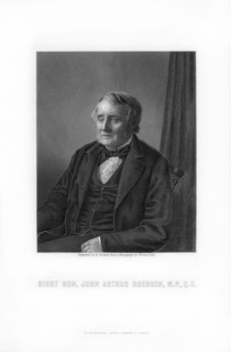 John Arthur Roebuck, British politician, (1881).Artist: E Stodart