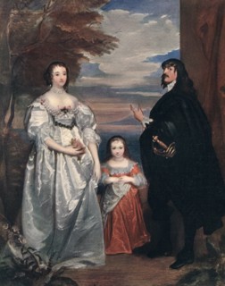 'The Earl and Countess of Derby and Child', 1632-1641 (1910).Artist: Anthony van Dyck