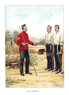 'Royal Engineers', c1890.Artist: Geoffrey Douglas Giles