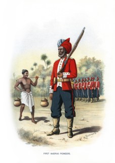 'First Madras Pioneers', c1890.Artist: H Bunnett