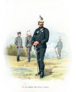 'The 2nd Queen's Own Rifles (Canada)', c1890.Artist: H Bunnett