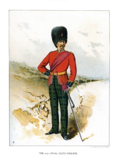 'The 21st Royal Scots Fusiliers', c1890. Artist: Unknown