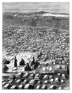 The cemetery at Mecca, c1890. Artist: Unknown