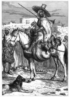 An Arab merchant at Tlemcen, Algeria, c1890. Artist: Unknown